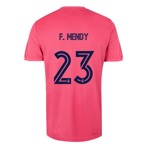 Camiseta Real Madrid 2ª NO.23 F. Mendy 2020-2021 Rosa